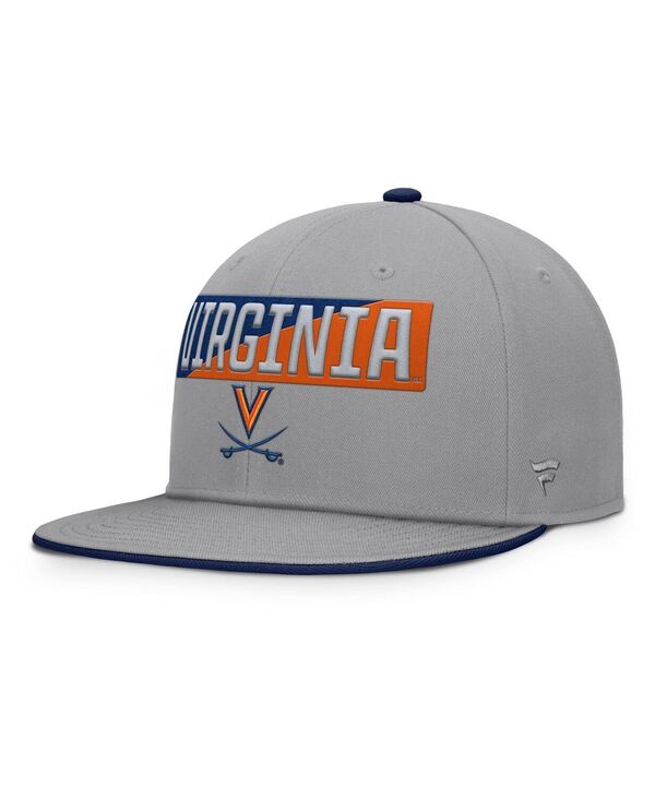 ファナティクス メンズ アクセサリー 帽子 Fanatics Men's Gray Virginia Cavaliers Duo Snapback Hat Gray グレー|ReVida 店