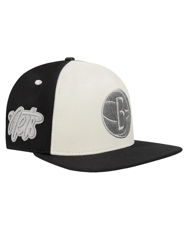 プロスタンダード メンズ アクセサリー 帽子 パイル Pro Standard Men's Cream Brooklyn Nets French Terry Snapback Hat Cream クリーム|ReVida 店