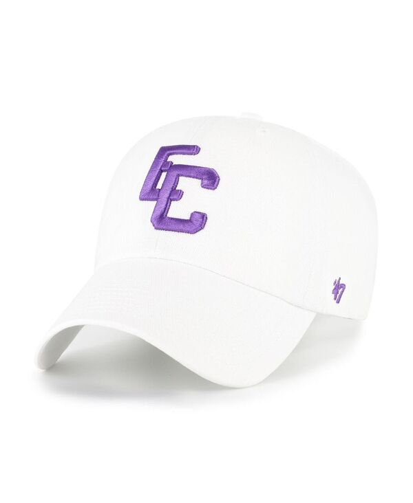 47 ブランド メンズ アクセサリー 帽子 '47 Brand Men's White ECU Pirates Vault Clean Up Adjustable Hat White ホワイト - 商品メイン画像