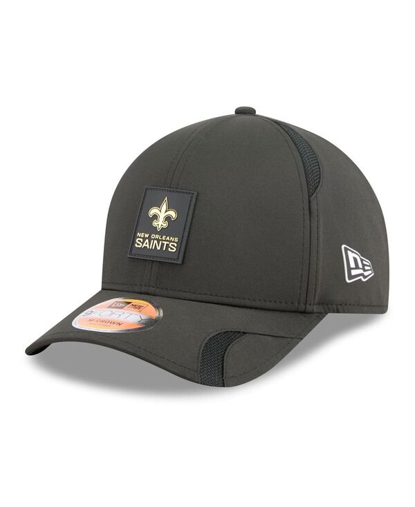 ニューエラ メンズ アクセサリー 帽子 New Era Men's Black New Orleans Saints 2025 Sideline M-crown 9FORTY Adjustable Hat Black ブラック 12,226円