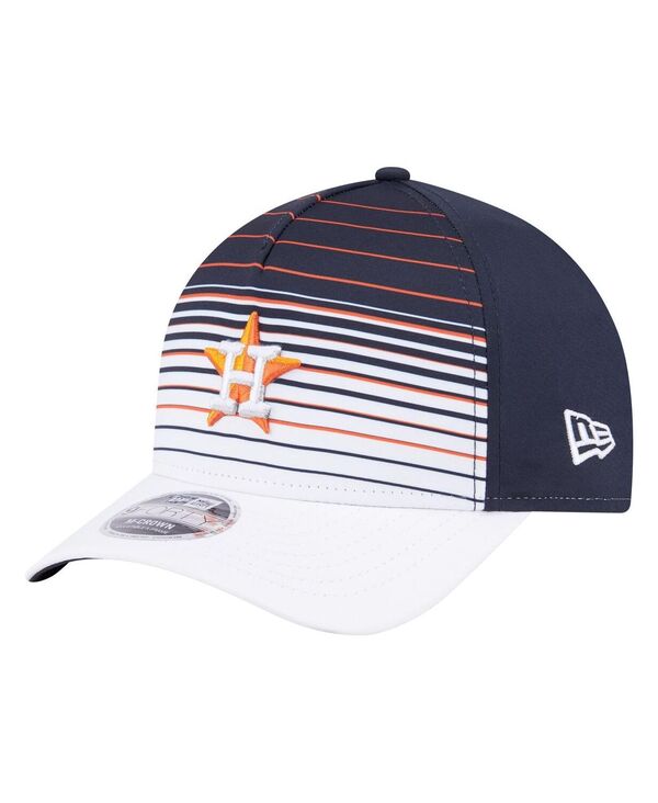 ニューエラ メンズ アクセサリー 帽子 New Era Men's Navy Houston Astros Gradient 9FORTY M-Crown Adjustable Hat Navy ネイビー｜ReVida 店