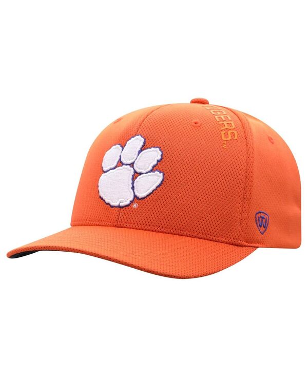 トップオブザワールド メンズ アクセサリー 帽子 Top of the World Men's OrangeClemson Tigers Reflex 2.0 Flex Fit Hat Orange オレンジ