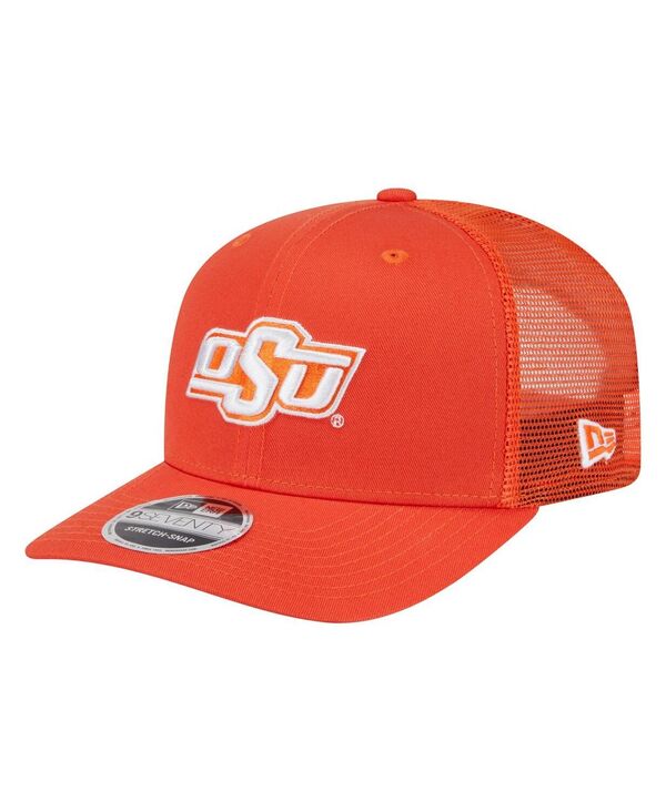 ニューエラ メンズ アクセサリー 帽子 New Era Men's Orange Oklahoma State Cowboys Primary 9SEVENTY Trucker Stretch-Snap Hat Orange オレンジ