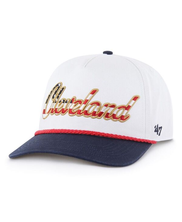 47 ブランド メンズ アクセサリー 帽子 '47 Brand Men's White Cleveland Browns Patriotic Overhand Hitch Adjustable Hat White ホワイト
