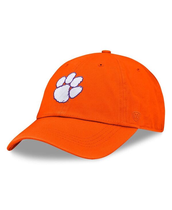 トップオブザワールド メンズ アクセサリー 帽子 ロゴ Top of the World Men's Orange Clemson Tigers Team Logo Washed Adjustable Hat Orange オレンジ