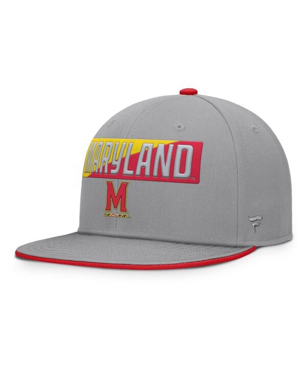 ファナティクス メンズ アクセサリー 帽子 Fanatics Men's Gray Maryland Terrapins Duo Snapback Hat Gray グレー|ReVida 店