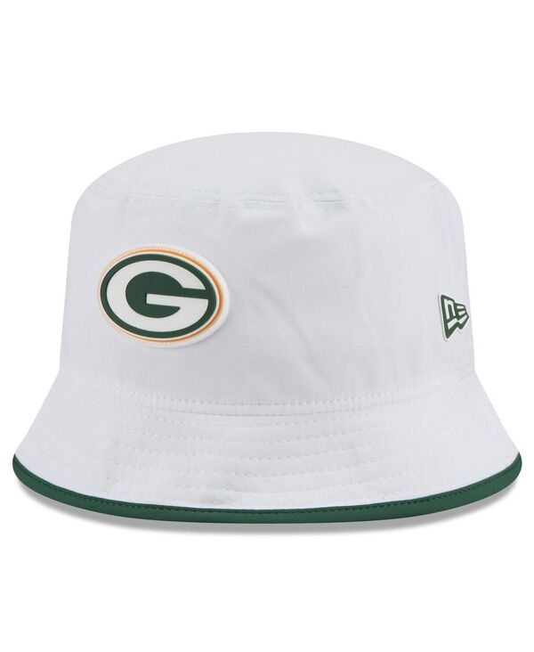 ニューエラ メンズ アクセサリー 帽子 New Era Men's White Green Bay Packers 2025 NFL Training Camp Stretch Bucket Hat White ホワイト 11,886円