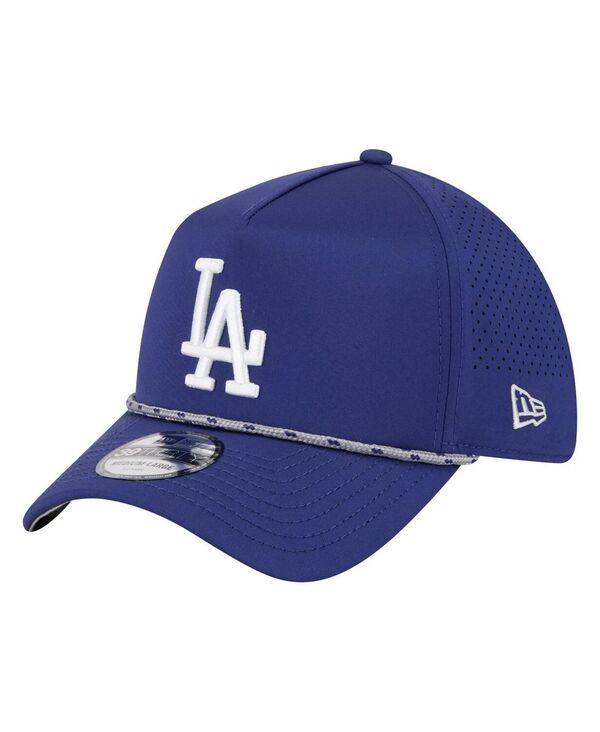 ニューエラ メンズ アクセサリー 帽子 New Era Men's Royal Los Angeles Dodgers 39THIRTY A-Frame Perforated Flex Hat Royal