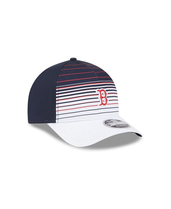 ニューエラ メンズ アクセサリー 帽子 New Era Men's Navy Boston Red Sox Gradient 9FORTY M-Crown Adjustable Hat Navy ネイビー|ReVida 店