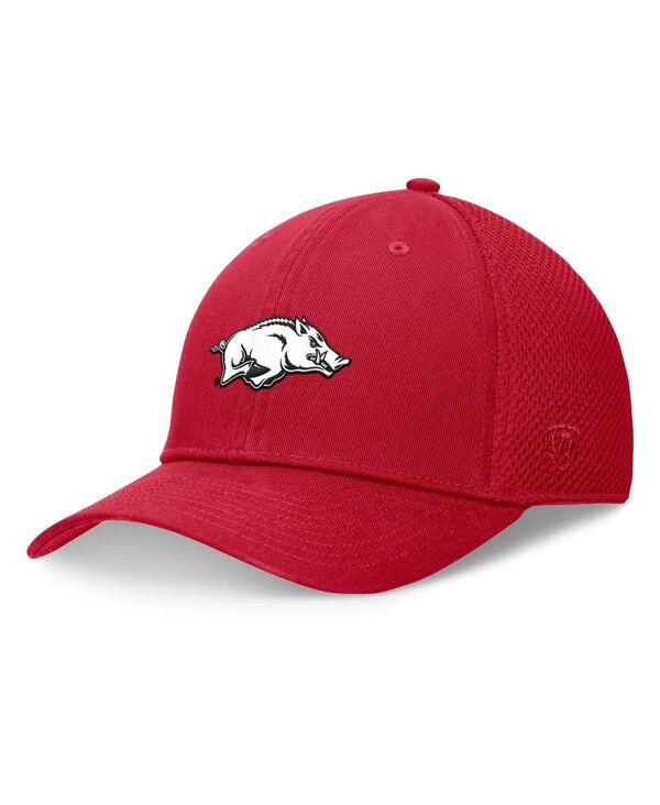 トップオブザワールド メンズ アクセサリー 帽子 Top of the World Men's Cardinal Arkansas Razorbacks Spacer Flex Hat Cardinal