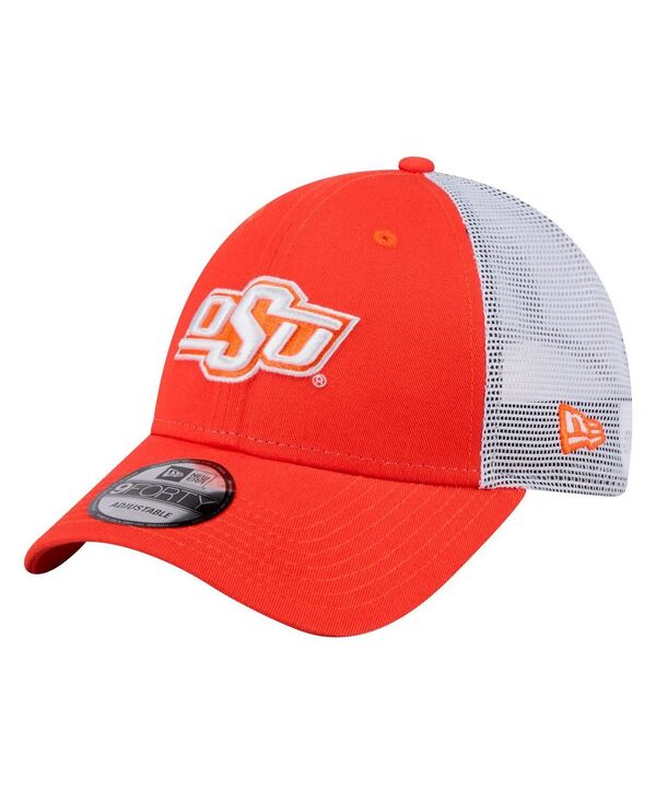 ニューエラ メンズ アクセサリー 帽子 New Era Men's Orange Oklahoma State Cowboys Trucker 9FORTY Adjustable Hat Orange オレンジ