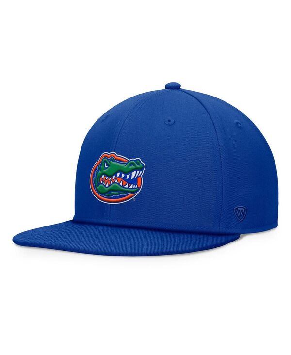 トップオブザワールド メンズ アクセサリー 帽子 Top of the World Men's Royal Florida Gators Fundamental Snapback Hat Royal