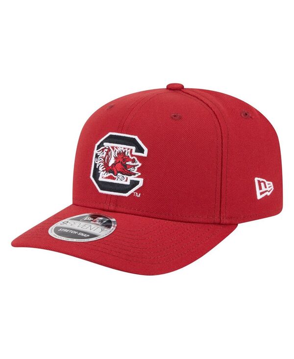 ニューエラ メンズ アクセサリー 帽子 New Era Men's Garnet South Carolina Gamecocks Team Collective 9SEVENTY Stretch-snap Adjustable Hat Garnet