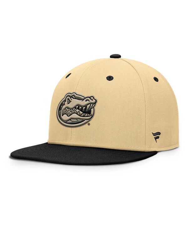 ファナティクス メンズ アクセサリー 帽子 Fanatics Men's Gold/Black Florida Gators Balance Fitted Hat Khaki Black ブラック｜ReVida 店
