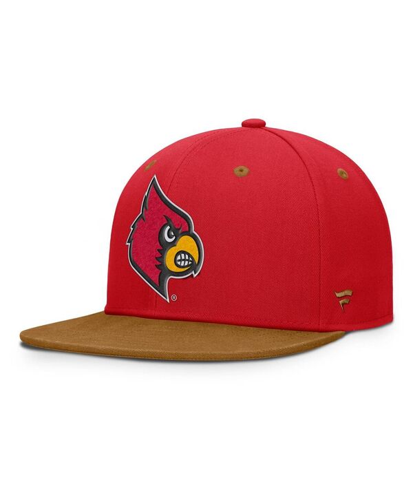 ファナティクス メンズ アクセサリー 帽子 Fanatics Men's Red/Brown Louisville Cardinals NoBo Fitted Hat Red Brown レッド｜ReVida 店 10,205円