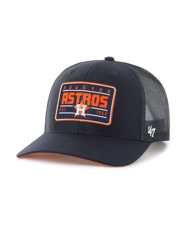 47 ブランド メンズ アクセサリー 帽子 '47 Brand Men's Navy Houston Astros Hardline Trucker Adjustable Hat Navy ネイビー|ReVida 店