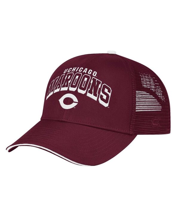 コロシアム メンズ アクセサリー 帽子 Colosseum Men's Maroon UChicago Maroons Wyatt Primary Team Trucker Adjustable Hat Maroon マルーン|ReVida 店
