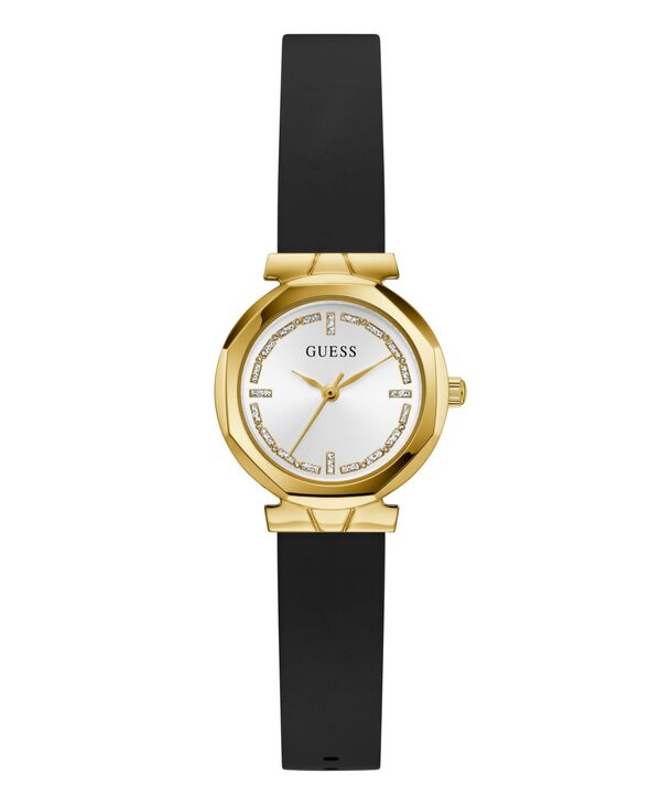 ゲス レディース アクセサリー 腕時計 GUESS Women's Black Gold Tone Analog Watch 26mm Gold-tone ゴールド