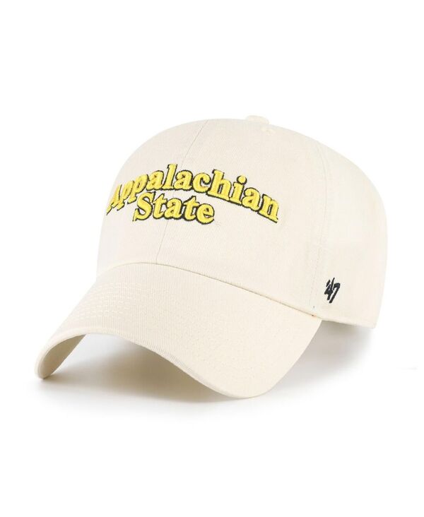 47 ブランド メンズ アクセサリー 帽子 '47 Brand Men's Sand Appalachian State Mountaineers Clean Up Adjustable Hat Cream クリーム