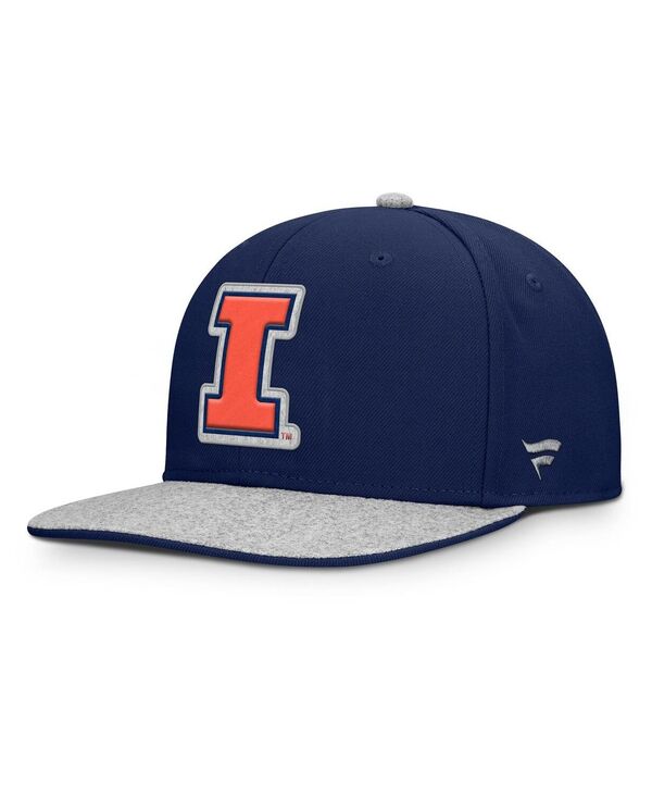 ファナティクス メンズ アクセサリー 帽子 Fanatics Men's Navy Illinois Fighting Illini Loden Snapback Hat Navy ネイビー｜ReVida 店 9,975円