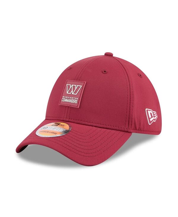 ニューエラ メンズ アクセサリー 帽子 New Era Men's Burgundy Washington Commanders 2025 Sideline 39THIRTY Flex Hat Burgundy バーガンディ|ReVida 店