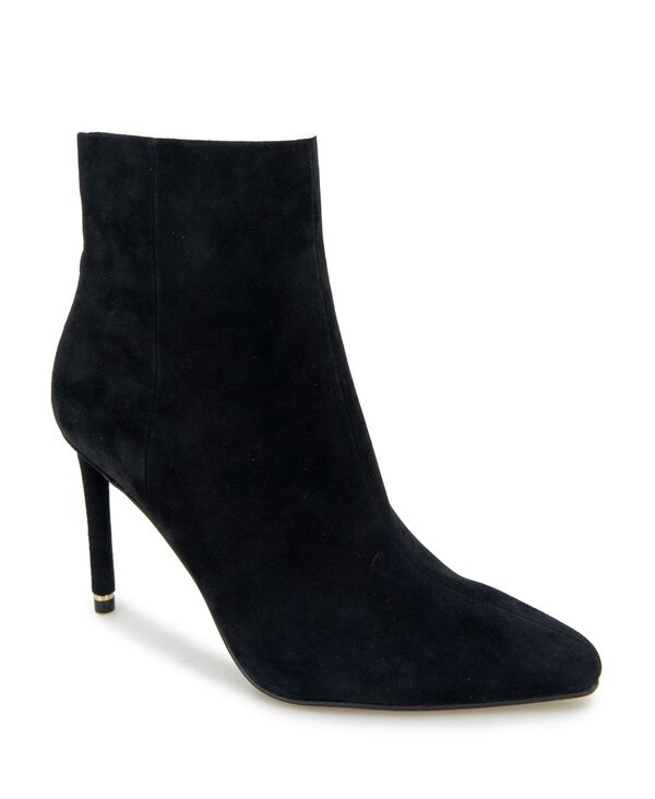ケネスコール レディース シューズ ブーツ・レインブーツ ヒール Kenneth Cole New York Women Quincy Stiletto Heel Booties Black Suede ブラック