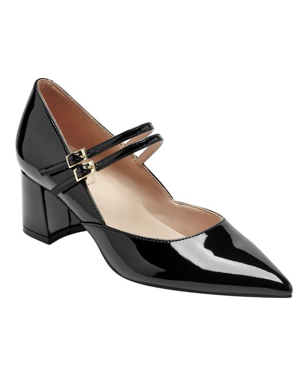 バンドリーノ レディース シューズ パンプス ヒール Bandolino Women's Smith Mary Jane Block Heel Pumps Black Patent ブラック|ReVida 店
