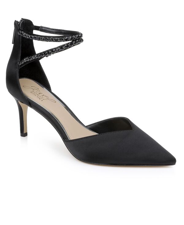 ジュウェルダグレイミシュカ レディース シューズ パンプス Jewel Badgley Mischka Women's Emmi Evening Pumps Black Satin ブラック 26,520円