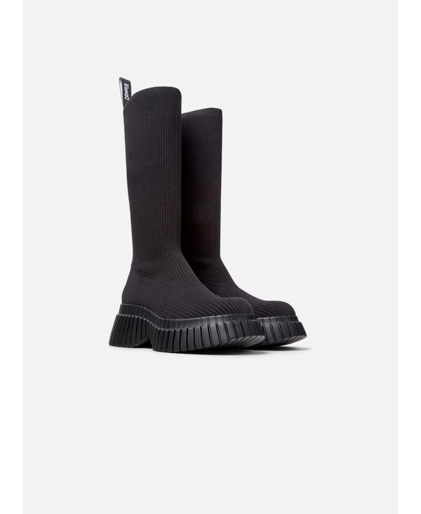 カンペール レディース シューズ ブーツ・レインブーツ Camper Pix BCN Technical Textile High Boot Black ブラック