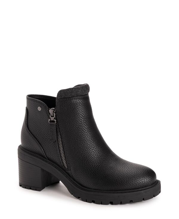 ムクルクス レディース シューズ パンプス ブーツ MUK LUKS Women's Lia Boot Black ブラック｜ReVida 店