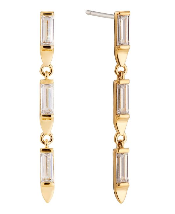 人気満点 ナドリ レディース ピアス イヤリング アクセサリー Baguette Linear Earring Gold Tone 残りわずか Www Kioskogaleria Com