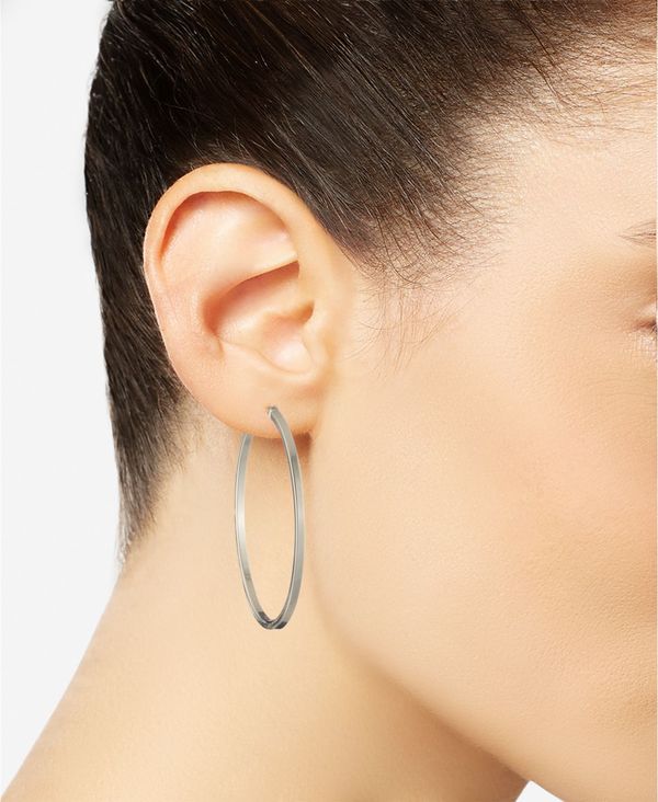 人気特価激安 楽天市場 ダナ キャラン ニューヨーク レディース ピアス イヤリング アクセサリー 2 Thin Hoop Earrings Silver Revida 楽天市場店 人気ショップが最安値挑戦 Ccaindia In