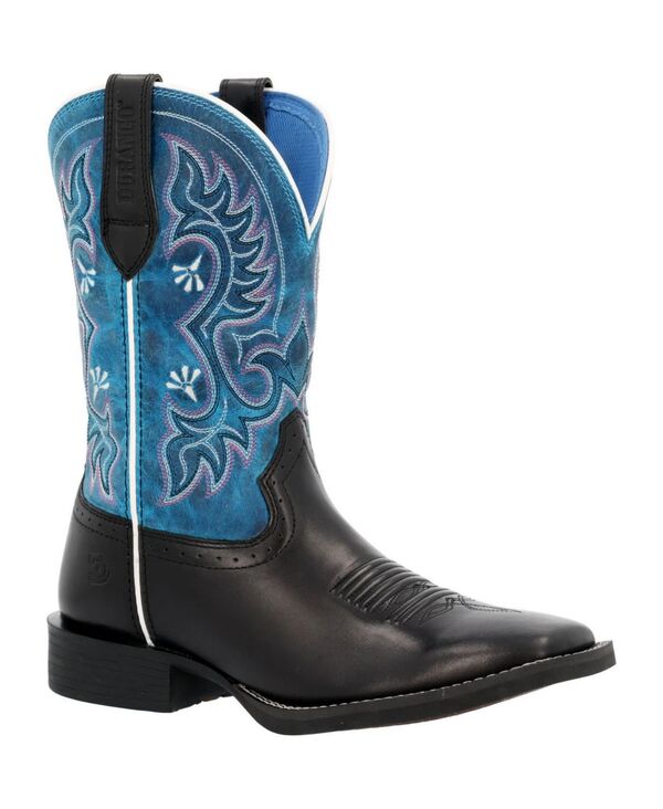 ドゥランゴ レディース シューズ ブーツ・レインブーツ Durango Women Shyloh Western Boot Black onyx and blue blaze ブラック