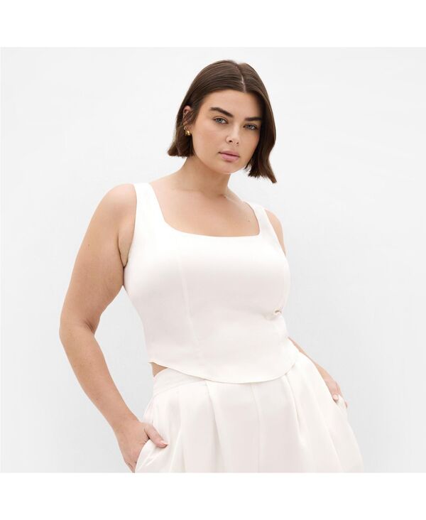 シティーシック レディース トップス シャツ プラスサイズ CITY CHIC Plus Size Star Gaze Corset Champagne シャンパン