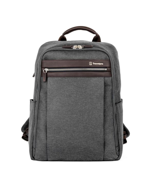 周遊労働者階級 レディース 御徒面子 うしろ側容器に並べる・背嚢 Travelpro Platinum Elite Slim Backpack Vintage Grey 薄墨色