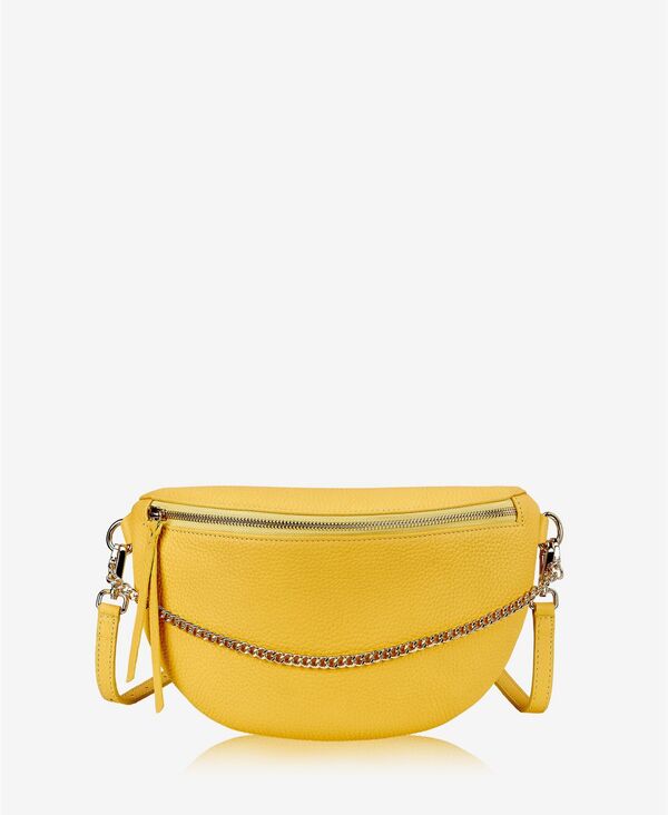 ギギニューヨーク レディース バッグ ボディバッグ・ウエストポーチ ミニ GiGi New York Beck Mini Crossbody Sling Bag Yellow イエロー