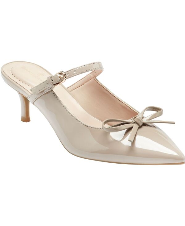 バンドリーノ レディース シューズ パンプス ヒール Bandolino Women's Amoss Mary Jane Kitten Heel Pumps Light Natural Patent|ReVida 店