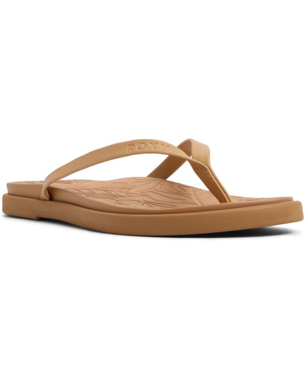 ロキシー レディース シューズ サンダル Roxy Women's Calabasas Round Toe Flat Sandals Tan タン