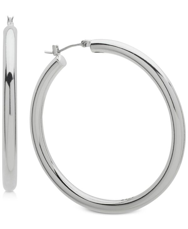 ダナ キャラン ニューヨーク レディース アクセサリー ピアス・イヤリング DKNY 2 Thick Hoop Earrings Silver シルバー