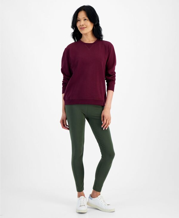 スタイルアンドコー レディース ボトムス レギンス Style & Co Women's High Rise Leggings PP-2XL Midnight Olive オリーブ