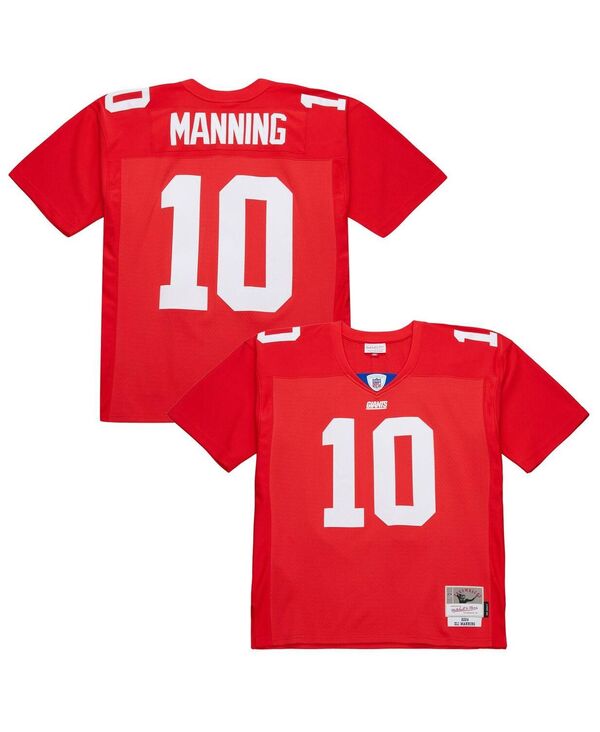 ミッチェル&ネス メンズ トップス シャツ ジャージー Mitchell & Ness Men's Eli Manning Red New York Giants 2004 Legacy Replica Jersey Red レッド|ReVida 店