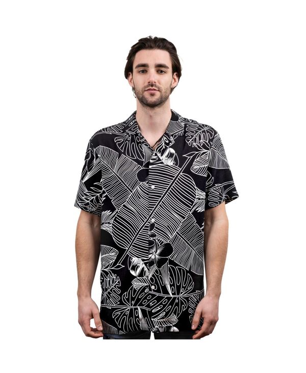ミオマリオ メンズ トップス プルオーバー 落ちこむ Mio Marino Mens Casual Button-Down Hawaiian Short Sleeve Shirt Aegean palm