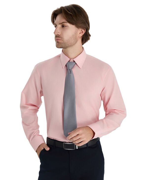 クラブルーム メンズ トップス シャツ レギュラーフィット Club Room Men's Promo Regular Fit Solid Dress Shirt Pink ピンク