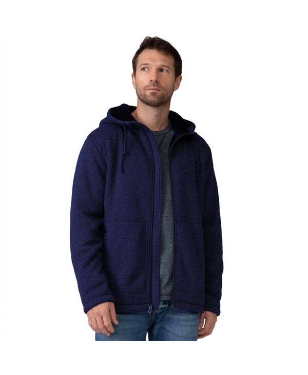 フリー カントリー メンズ アウター パーカー・スウェット フリース パーカー Free Country Men's Northwood Mountain Fleece Hoodie Navy heather ヘザー