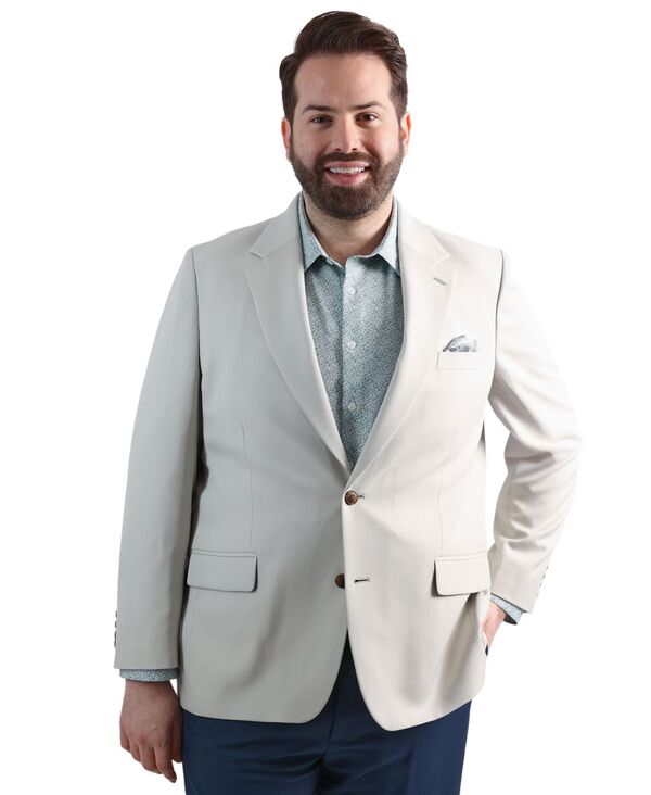 ハガー メンズ アウター ジャケット・ブルゾン トール ブレザー Haggar Men's Big & Tall Active Series Classic Blazer String