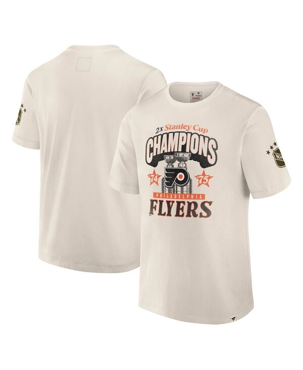 ファナティクス メンズ トップス Tシャツ Fanatics Men's White Philadelphia Flyers Decades Collection Timeless T-Shirt White ホワイト