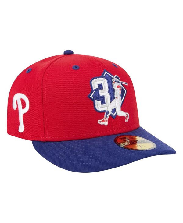 ニューエラ メンズ アクセサリー 帽子 New Era Men's Bryce Harper Red Philadelphia Phillies 59FIFTY Fitted Hat Red レッド
