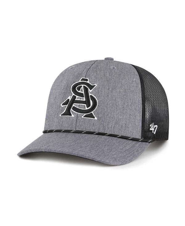 47 ブランド メンズ アクセサリー 帽子 '47 Brand Men's Gray Arizona State Sun Devils Carbon Rope Adjustable Hat Gray グレー