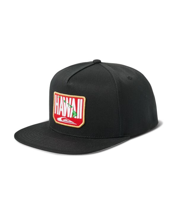 クイックシルバー メンズ アクセサリー 帽子 Quiksilver Men's Hi Pauhana Snapback Trucker Hat Black ブラック