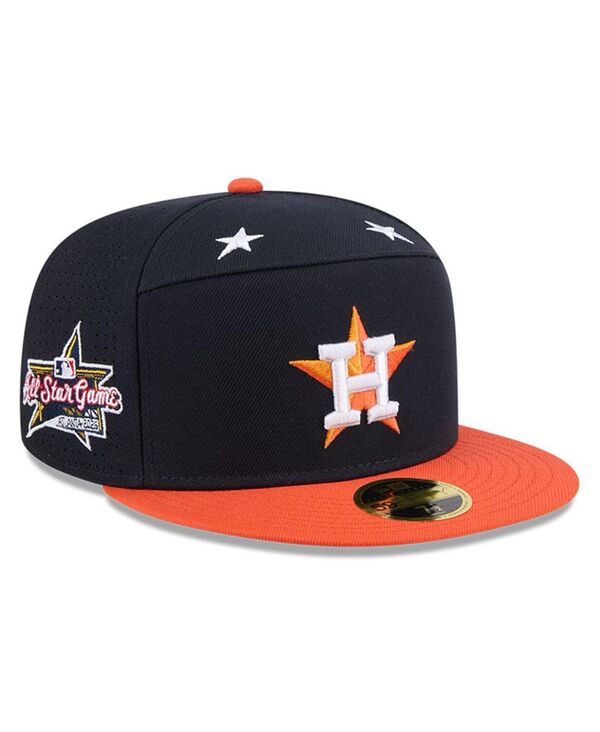 ニューエラ メンズ アクセサリー 帽子 New Era Men's Navy/Orange Houston Astros 2025 MLB All-Star Game Side Patch 59FIFTY Fitted Hat Navy Orange ネイビー